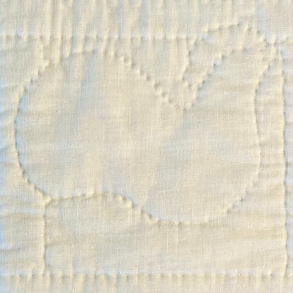 Hand Stitched Folk Art CHICKEN & USA FLAG Patchwork Appliqué Quilt Wall Hanging - Picture 10 of 10